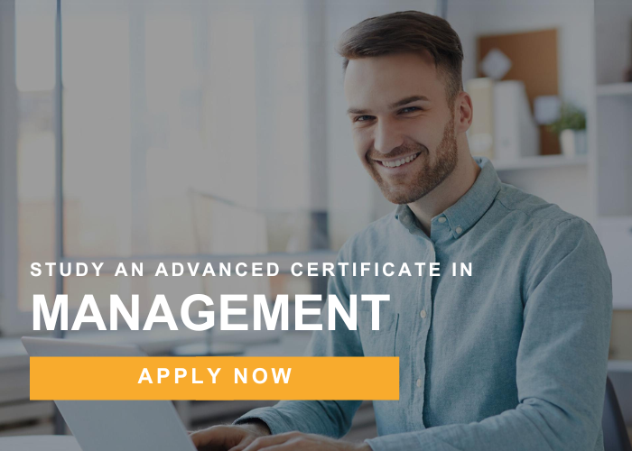 Advanced Certificate in Management — Apply Now